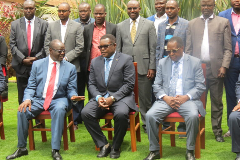 Kiraitu Murungi, Speaker of the Senate Kenneth Lusaka