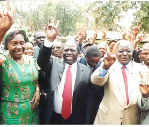 Mwai Kibaki, Ngilu, Wamalwa