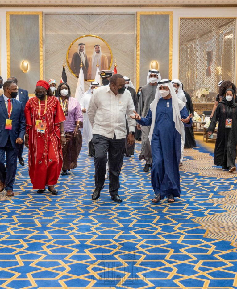 President Uhuru Kenyatta in Dubai 2