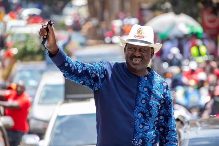 ODM leader Raila Odinga in Murang’a County