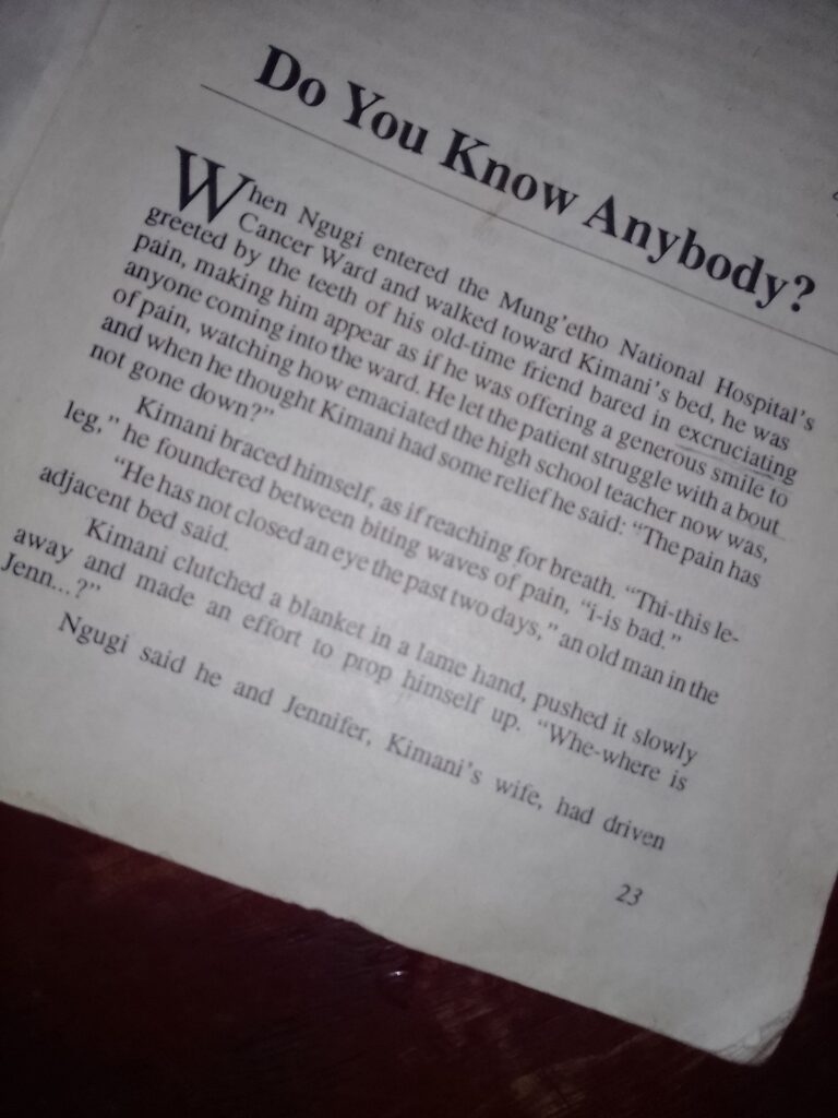 Do You Know Anybody