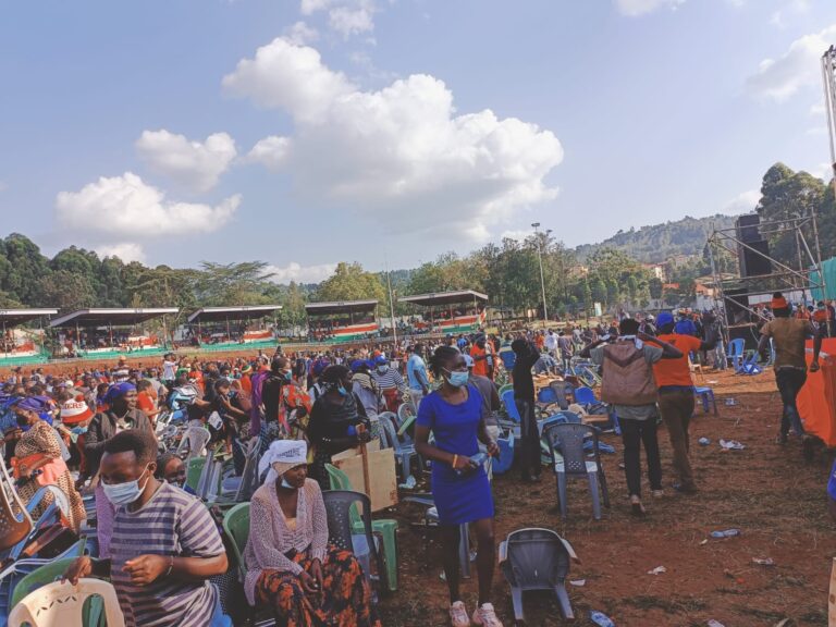 Public Meeting on Women ended up prematurely as Tear gas fired