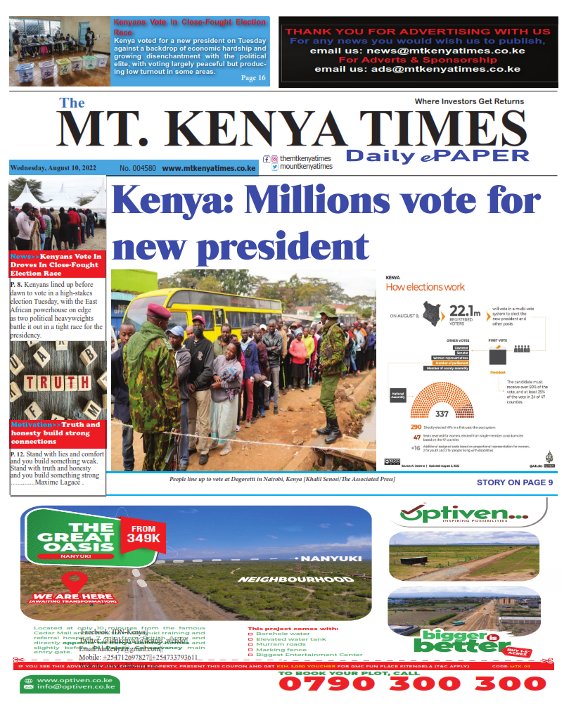 August 10, 2022 Mt Kenya Times ePAPER_001