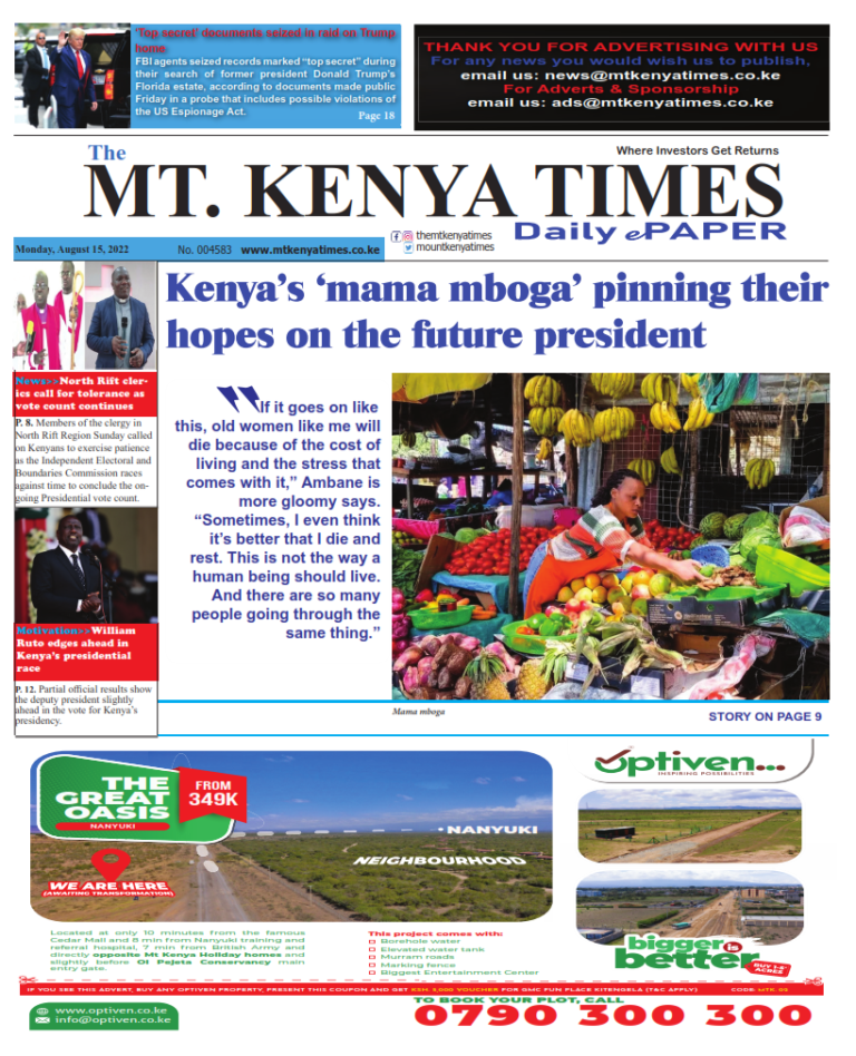 August 15, 2022 Mt Kenya Times ePAPER_001