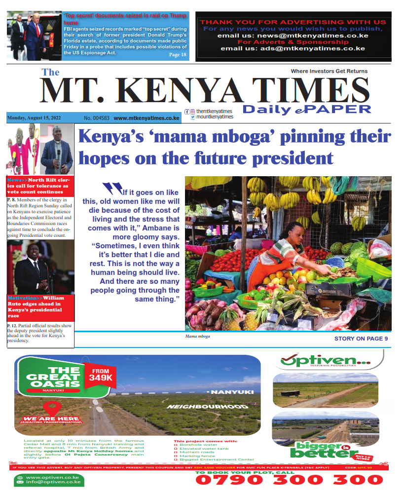 August 15, 2022 Mt Kenya Times ePAPER_001