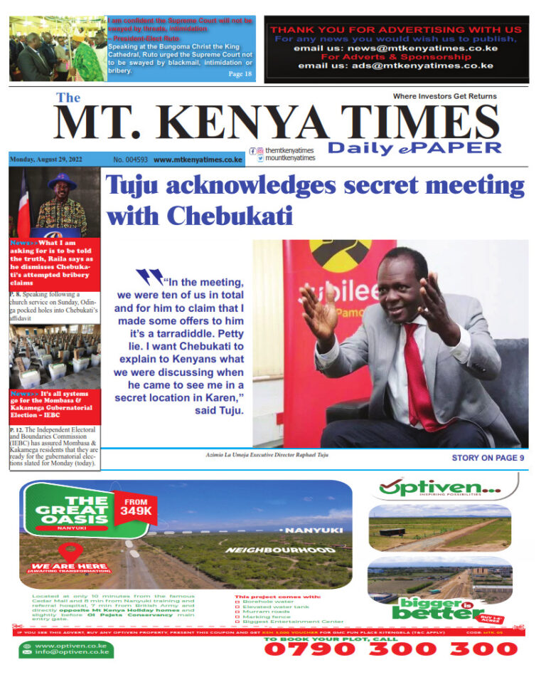 August 29, 2022 Mt Kenya Times ePAPER_001