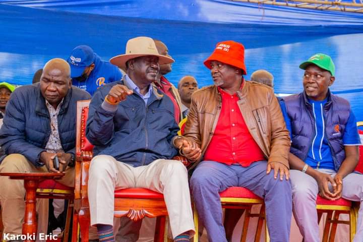 Azimio La Umoja coalition presidential candidate Raila Odinga