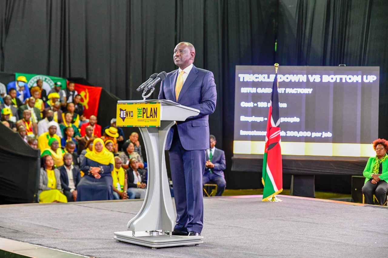 DP William Ruto during Kenya Kwanza manifesto launch