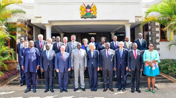 Dr William Ruto and his team held talks with Congressional Delegation from the United States led by Delaware Senator Chris Andrew Coons