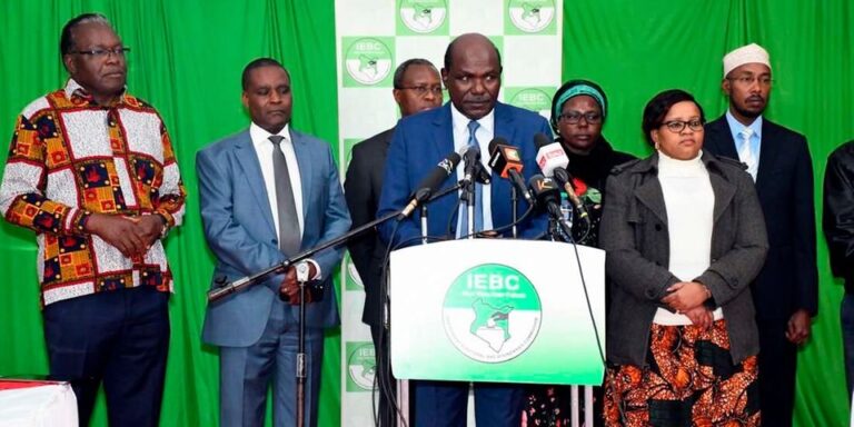 IEBC Chairman Wafula Chebukati on June 8, 2022 briefs journalists on the preparedness for the August 9 elections.