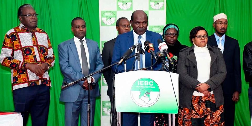 IEBC Chairman Wafula Chebukati on June 8, 2022 briefs journalists on the preparedness for the August 9 elections.