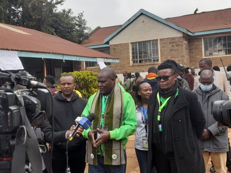 Independent Electoral and Boundaries Commission (IEBC) Commissioner Francis Mathenge Wanderi