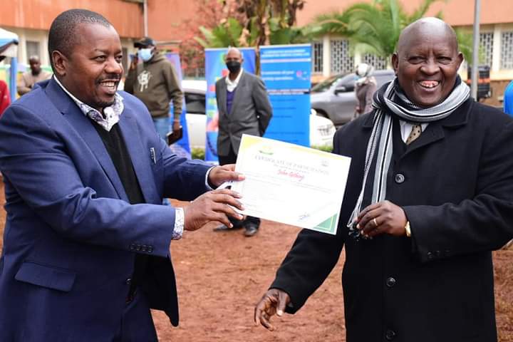Nyeri County governor Mwalimu Mutahi Kahiga