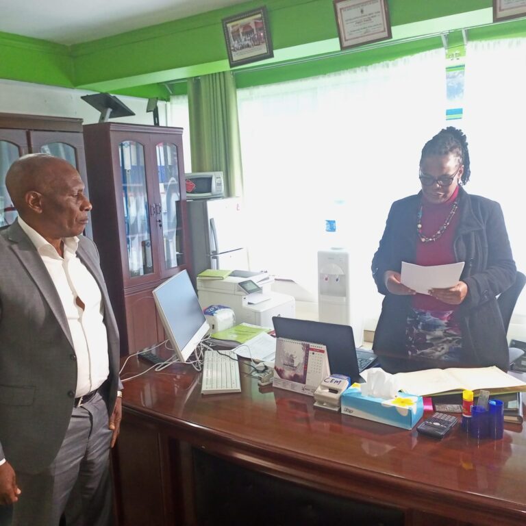 Nyeri County gubernatorial candidate Dr Thuo Mathenge