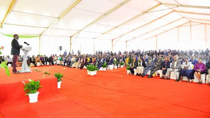 President-Elect Dr William Ruto addressing the leaders