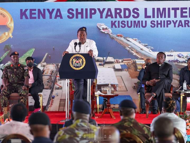 President Uhuru Kenyatta has welcomed the operationalization of Kisumu Shipyard