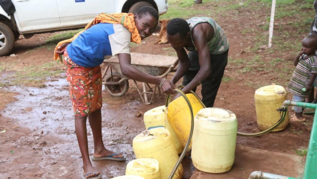 The Meru County government commissions borehole