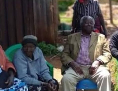 The late Esther Waitherero with her brother the late Mwai Kibaki