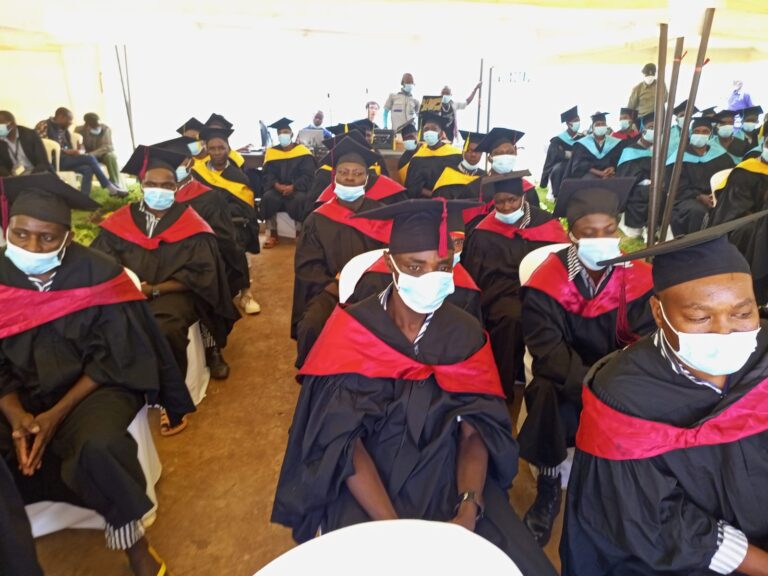 A section of inmates at King'ong'o maximum prison