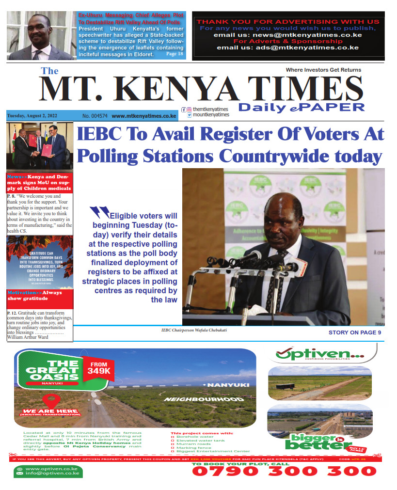 August 2, 2022 Mt Kenya Times ePAPER_001
