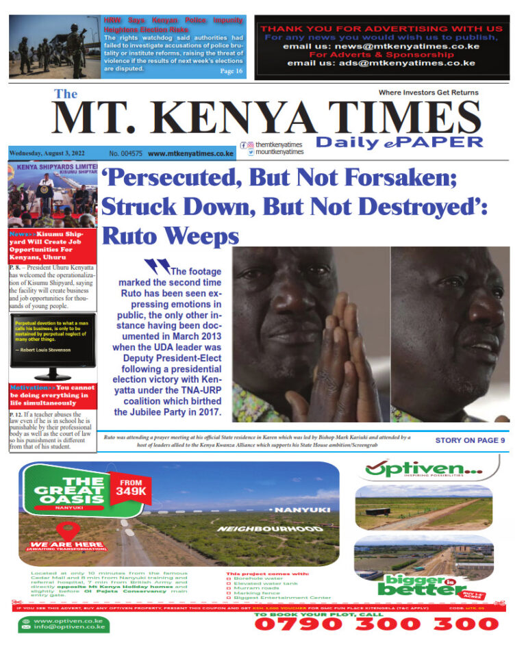 August 3, 2022 Mt Kenya Times ePAPER_001