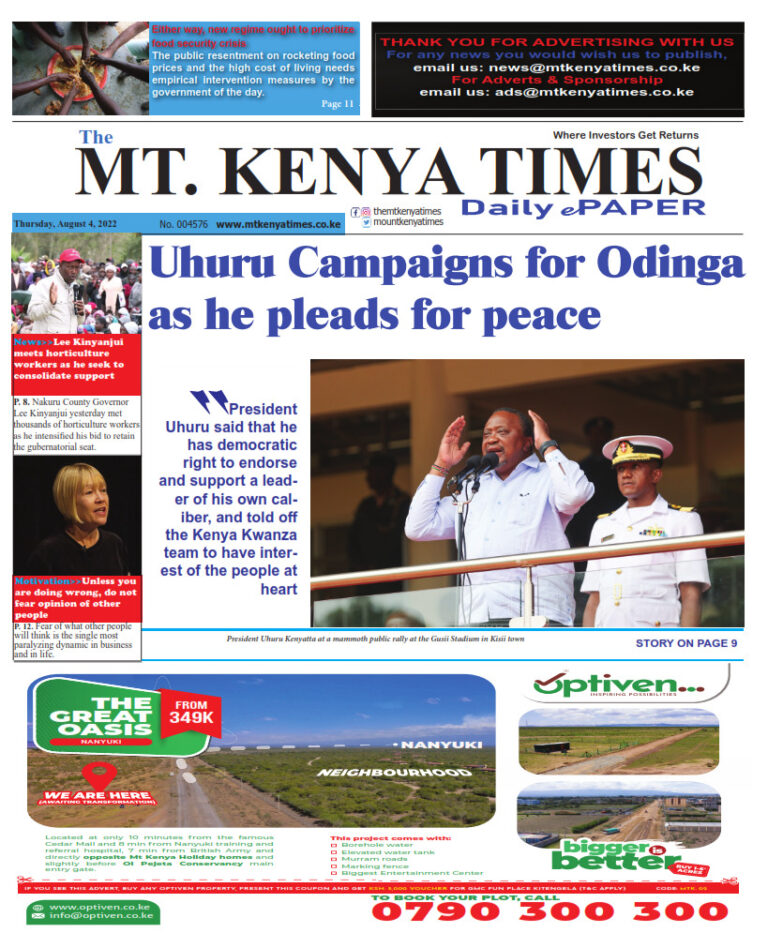 August 4, 2022 Mt Kenya Times ePAPER_001