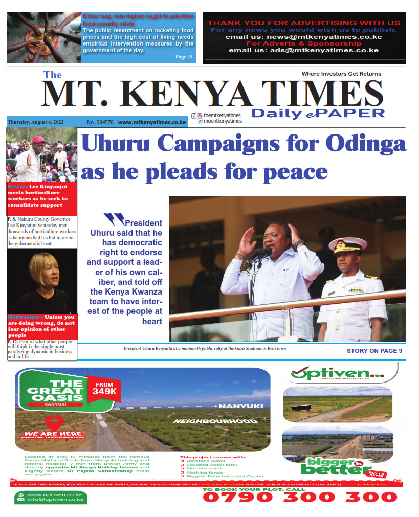 August 4, 2022 Mt Kenya Times ePAPER_001