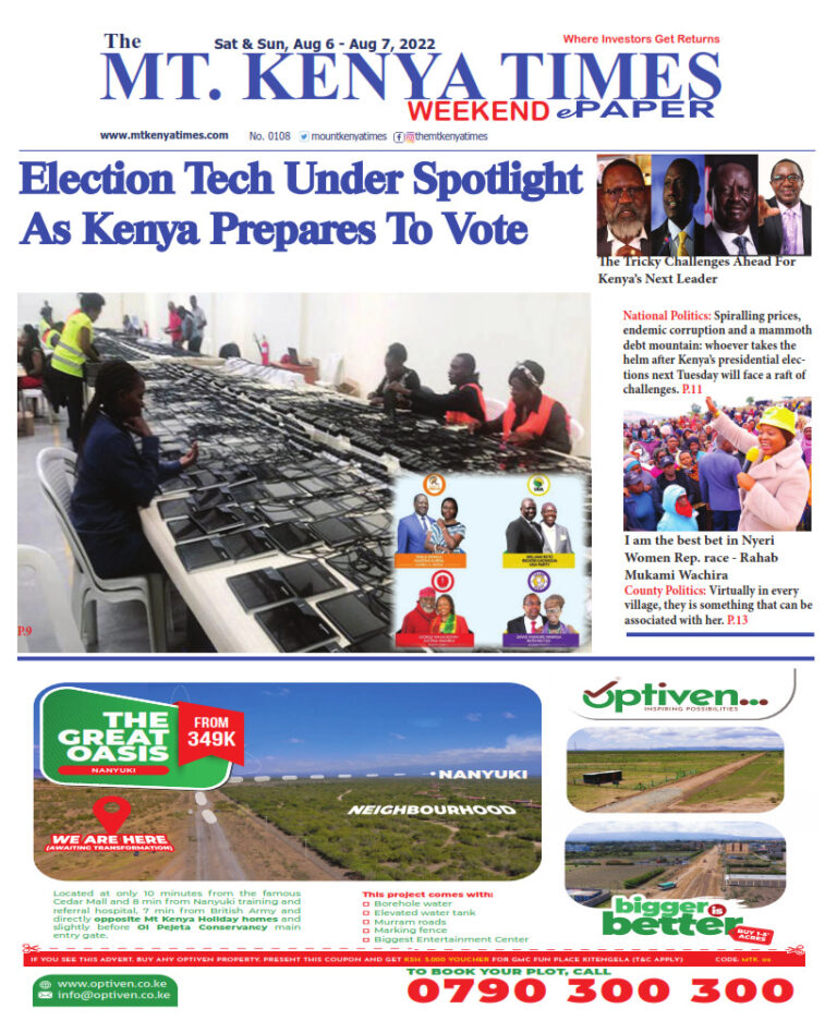 August 6-7, 2022 Mt Kenya Times ePAPER_001