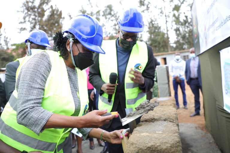 CJ Martha K Koome Launched the construction of a new court building
