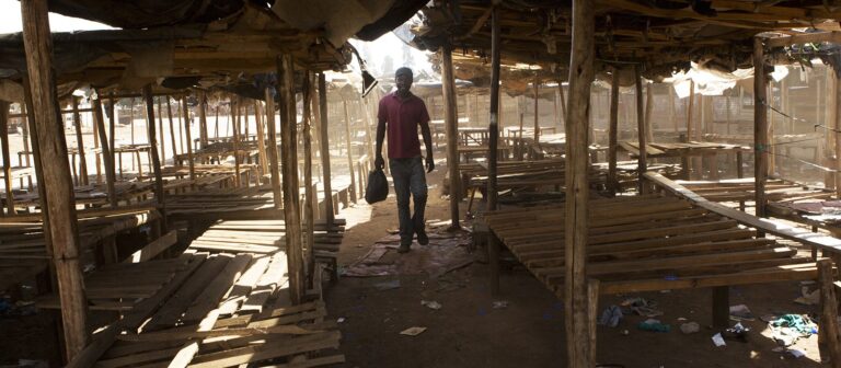 Deserted market