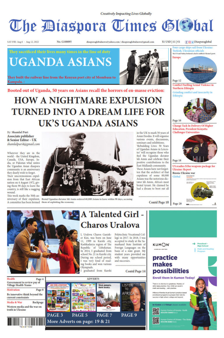 Diaspora Times Global Aug 6 - Aug 12, 2022_001