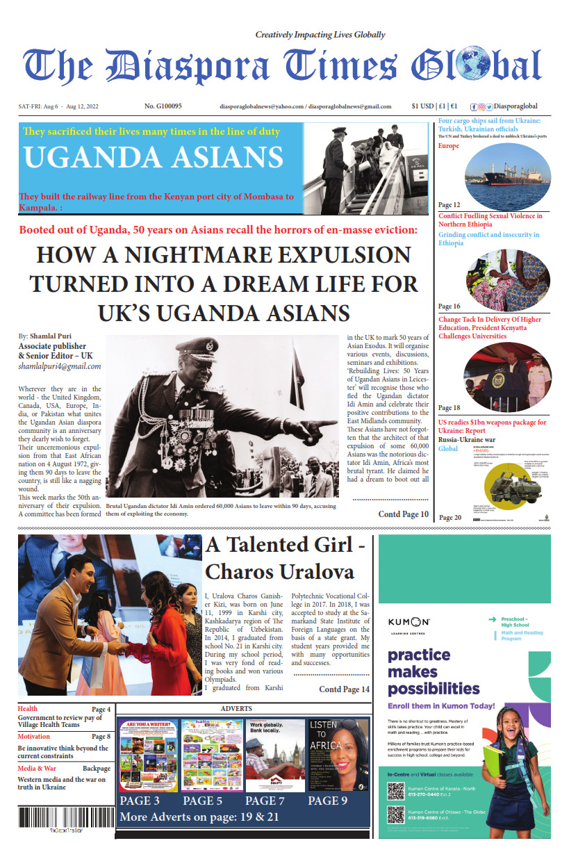 Diaspora Times Global Aug 6 - Aug 12, 2022_001