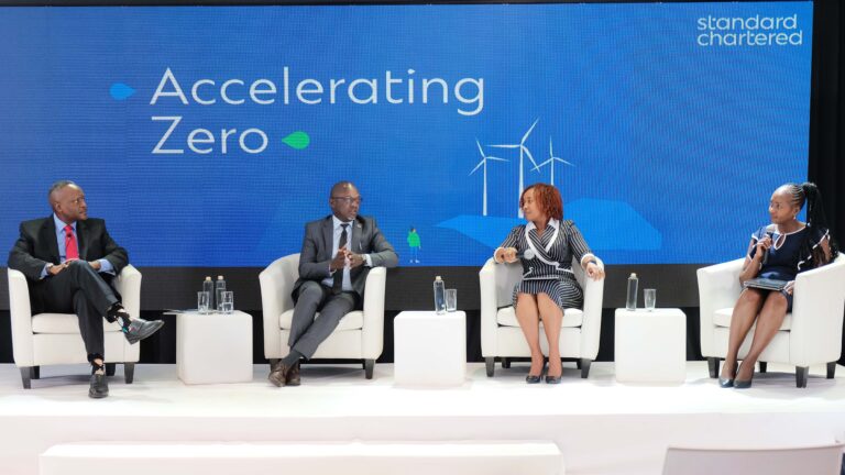 From left Kariuki Ngari - CEO Standard Chartered Kenya & East Africa, Martin Ochieng