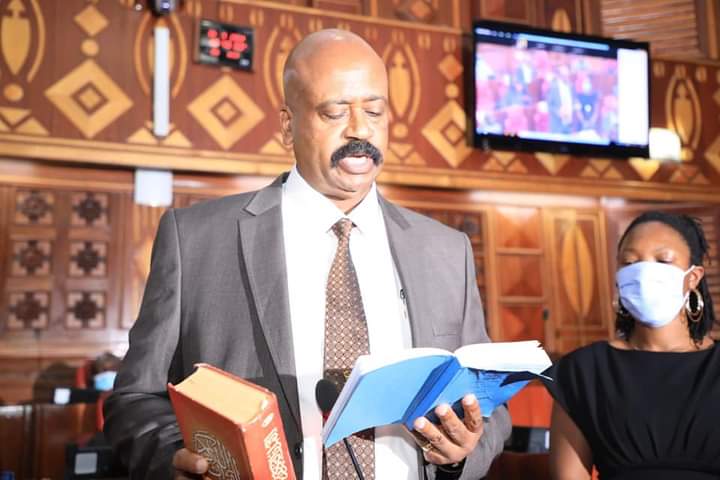 General Mohamed Badi when he appeared before the Senate Committee yesterday.