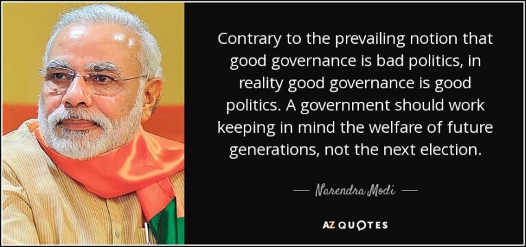 Good Governance and Politics