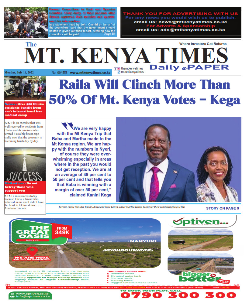 July 11, 2022 Mt Kenya Times ePAPER_001