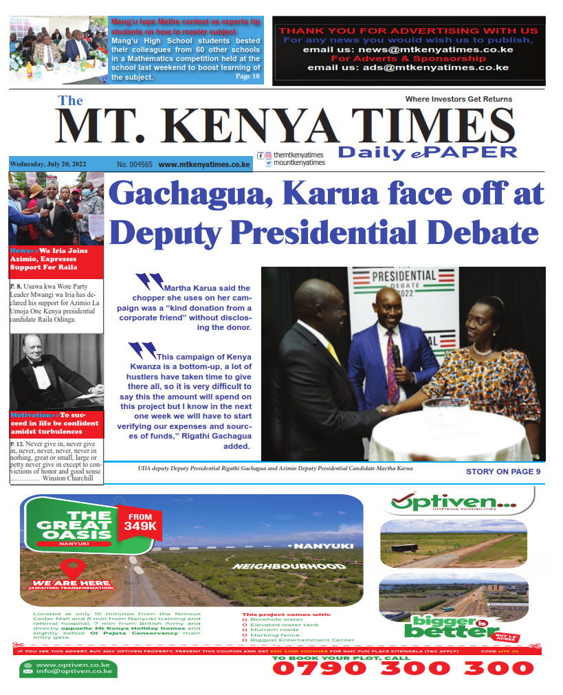 July 20, 2022 Mt Kenya Times ePAPER_001