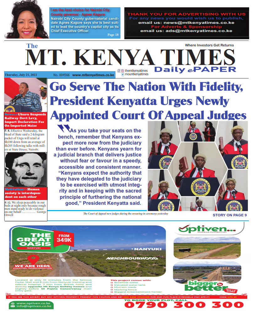 July 21, 2022 Mt Kenya Times ePAPER_001