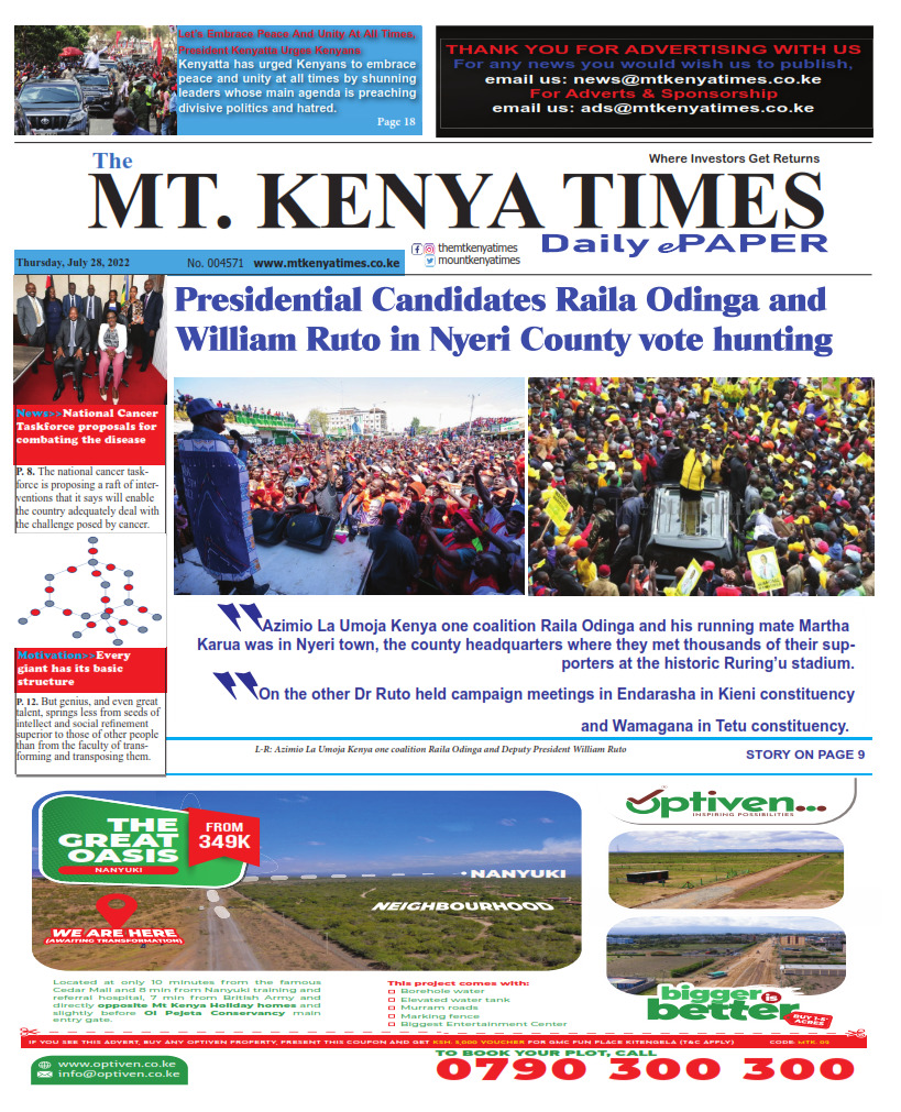 July 28, 2022 Mt Kenya Times ePAPER_001