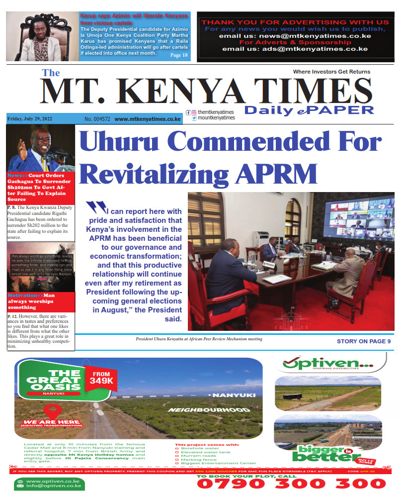 July 29, 2022 Mt Kenya Times ePAPER_001