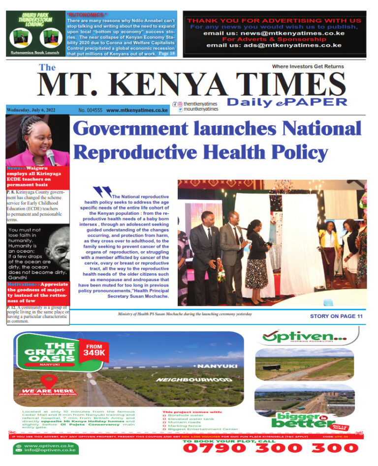 July 6, 2022 Mt Kenya Times ePAPER_001