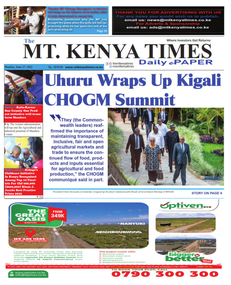 June 27, 2022 Mt Kenya Times ePAPER_001