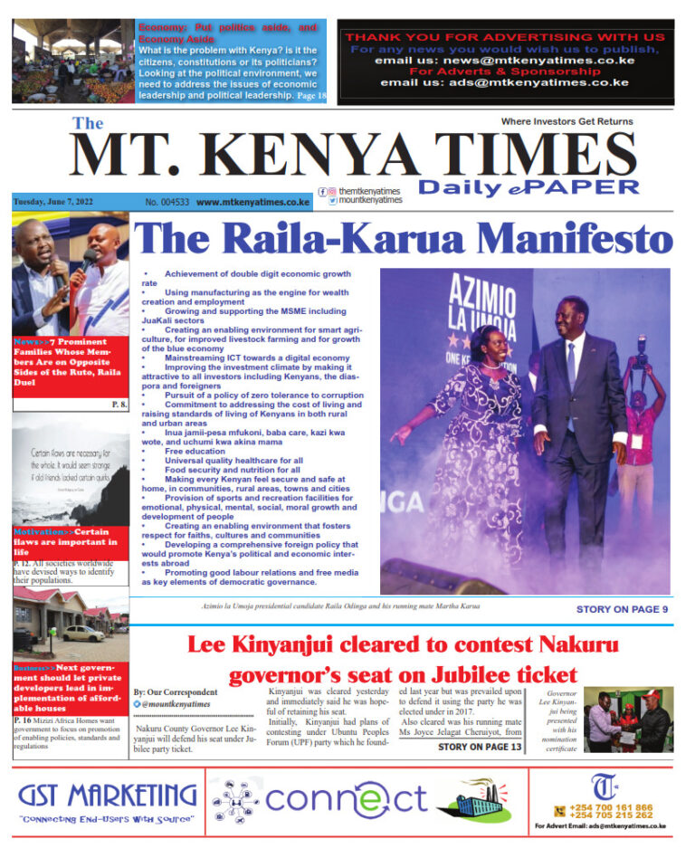 June 7, 2022 Mt Kenya Times ePAPER_001