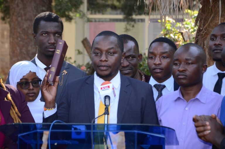 Kenya University Students Organization (KUSO) new President Saruni Jesse