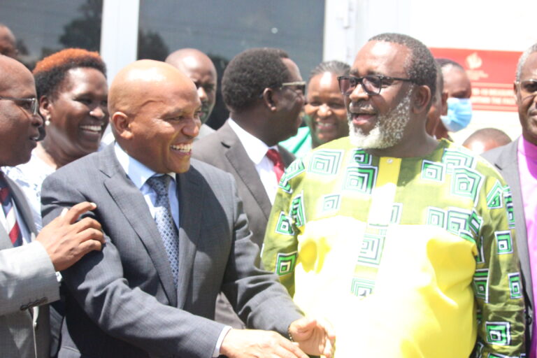 Meru Deputy Governor (left) and Senator Mithika Linturi (right)