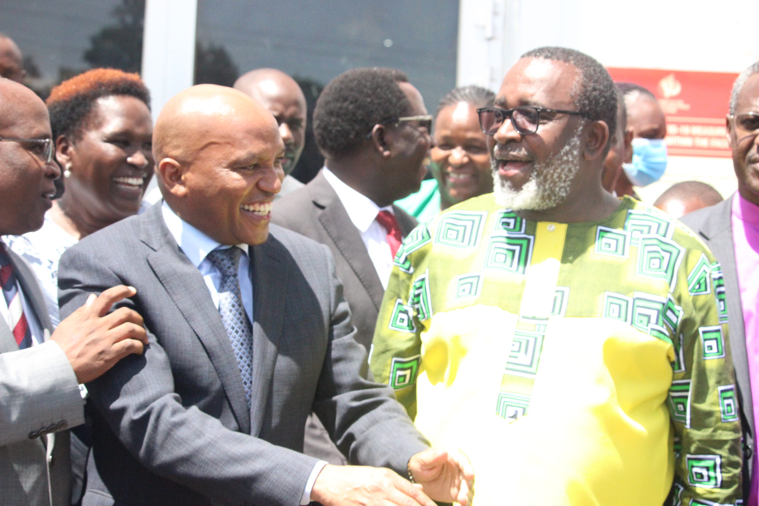 Meru Deputy Governor (left) and Senator Mithika Linturi (right)