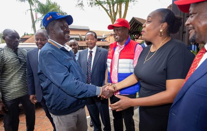 Nyeri County Azimio La Umoja coalition meeting with Raila Odinga in pictorial 1