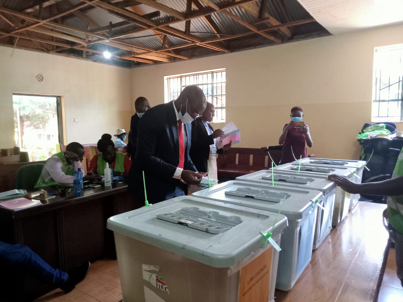 Ongoing election exercise kicks off at Kisii Law Court