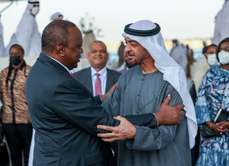 President Uhuru Kenyatta on Tuesday evening held talks with His Highness Sheikh Mohamed Bin Zayed Al Nahyan, the Crown Prince of Abu Dhabi
