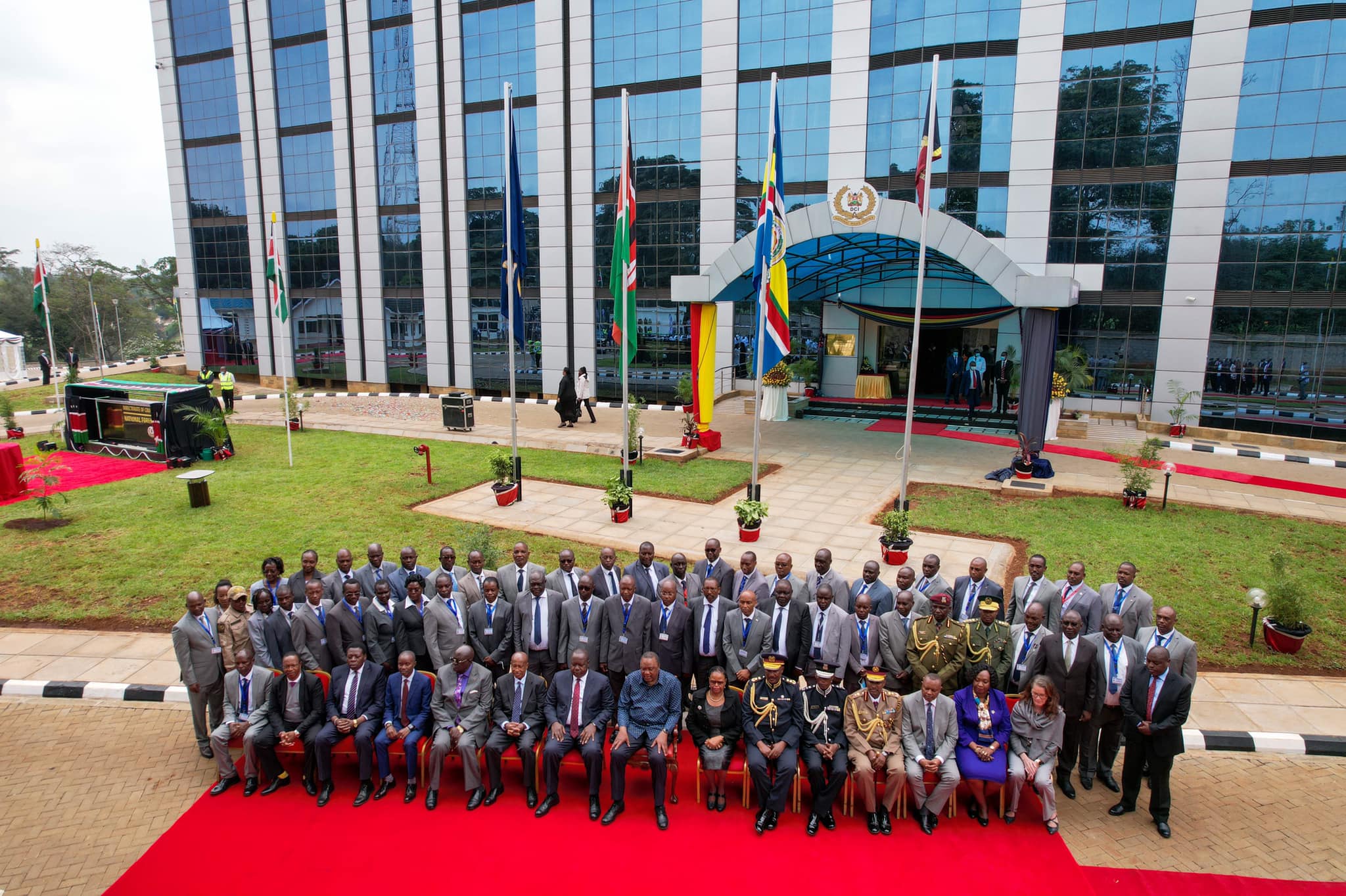 President Uhuru Kenyatta yesterday officially opened the DCI National Forensic Laboratory